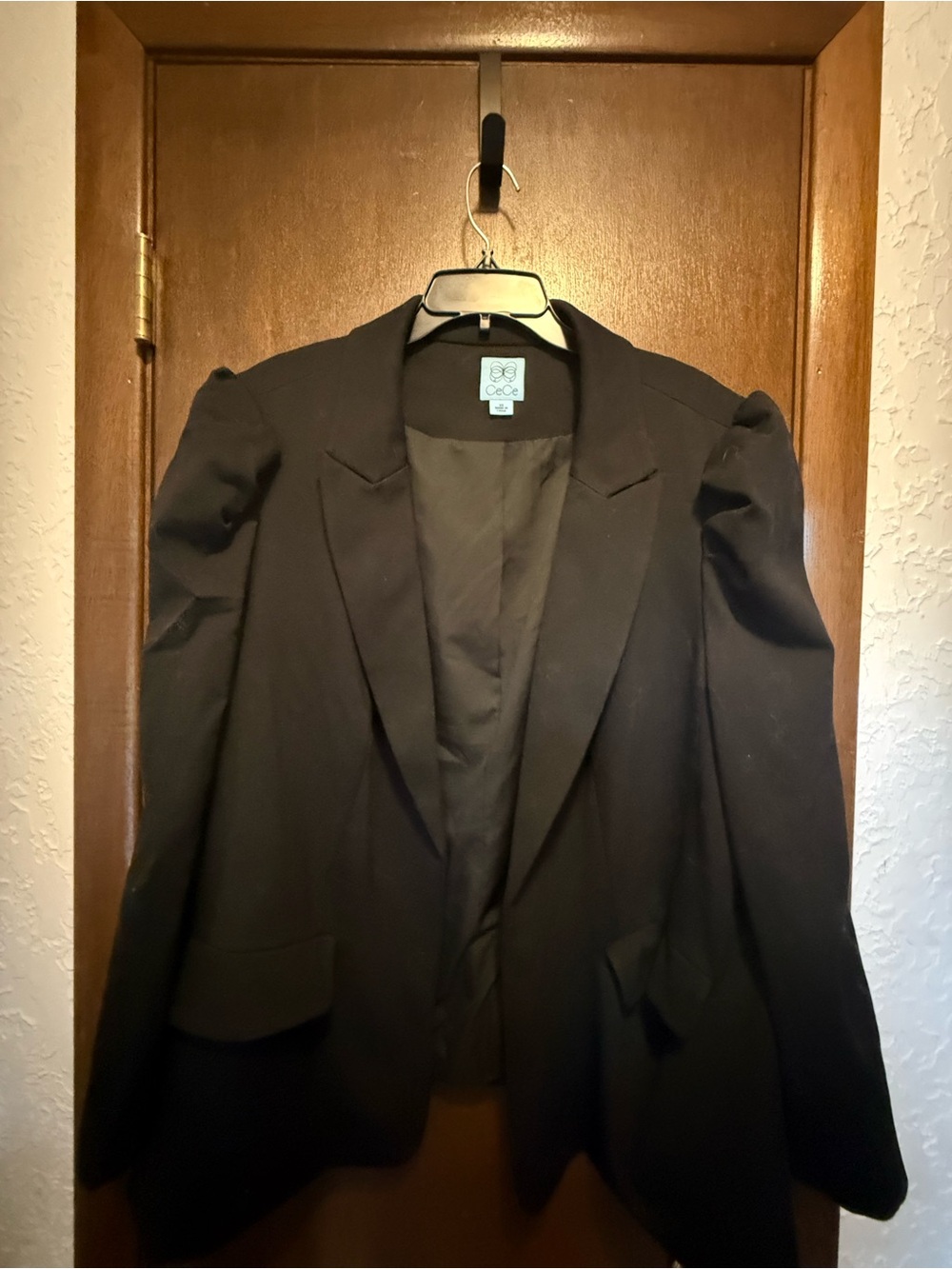 CeCe Black Tailored Blazer Jacket